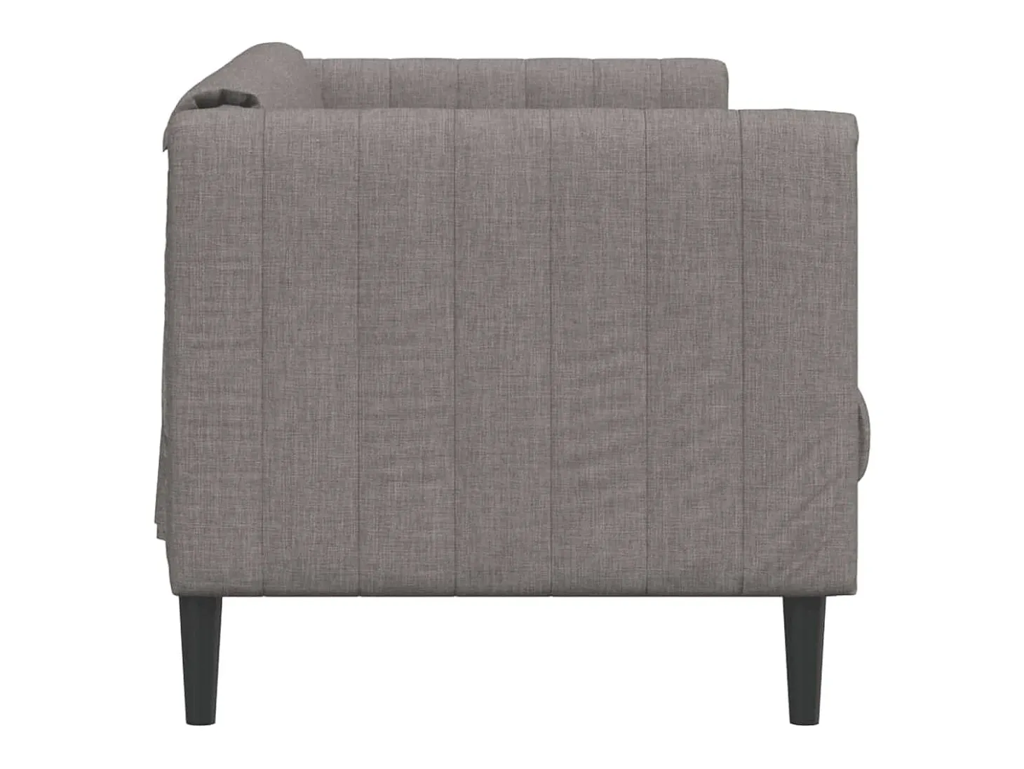Sofá de 2 plazas tela gris taupe