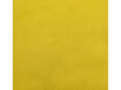 Sofá de 2 plazas terciopelo amarillo 140 cm