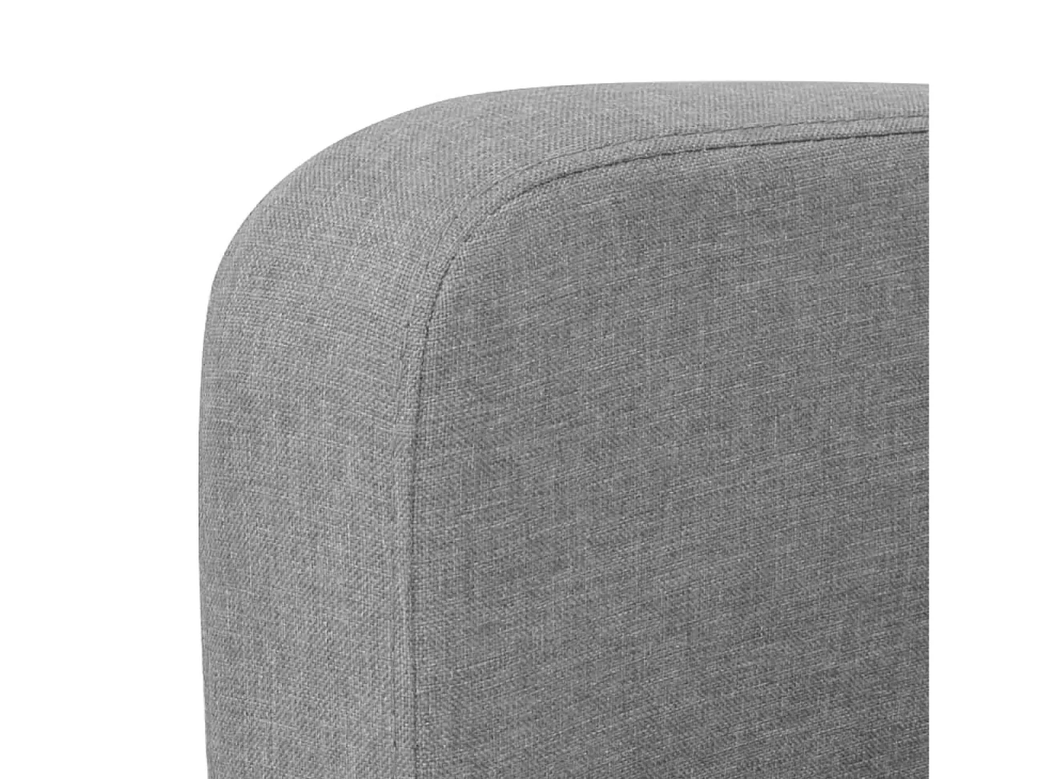Sofá de 2 plazas 135x65x76 cm gris claro
