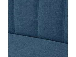 Sofá de tela azul 117x55,5x77 cm