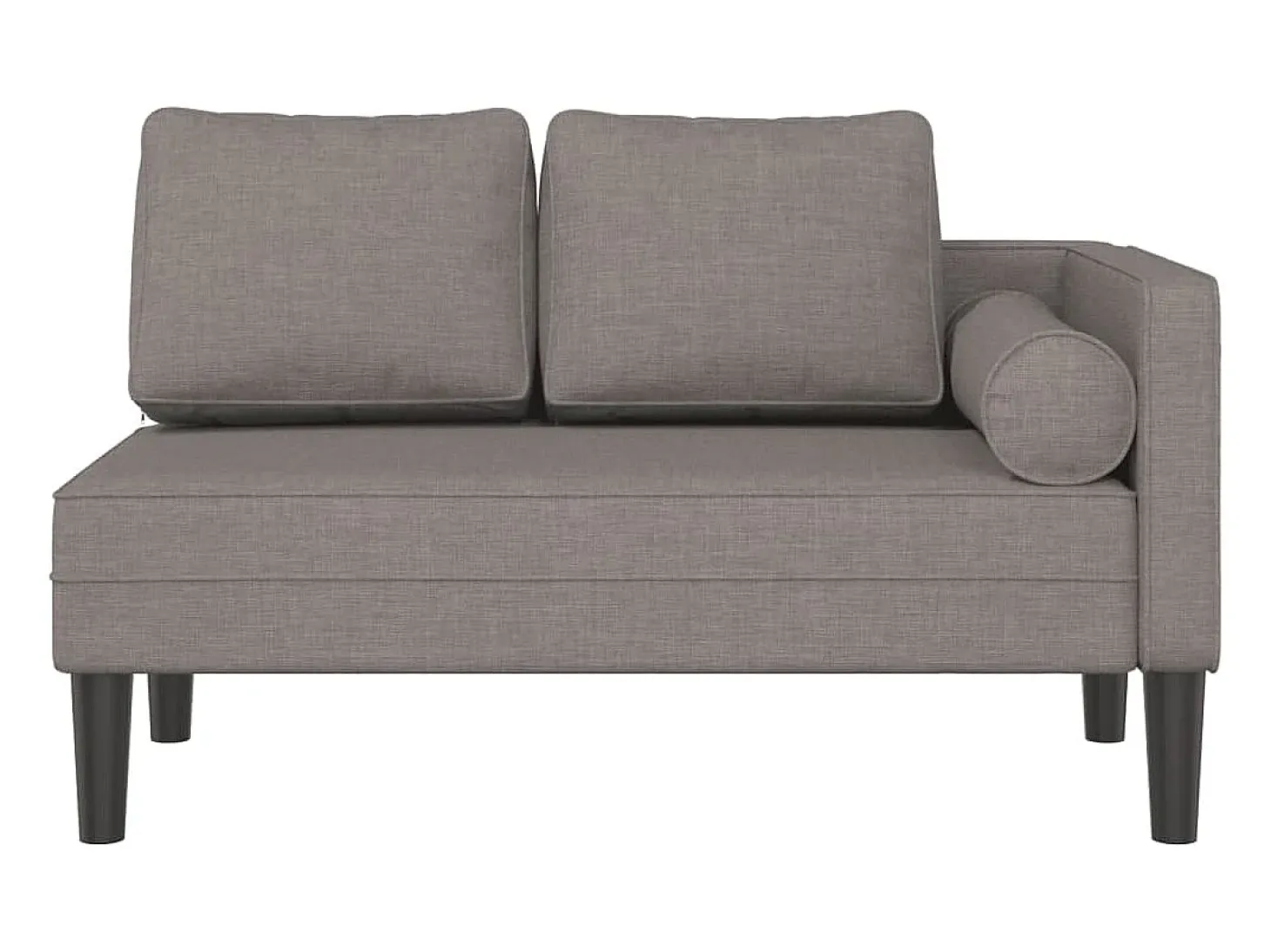 Sofá diván con cojines tela gris taupe ES929321