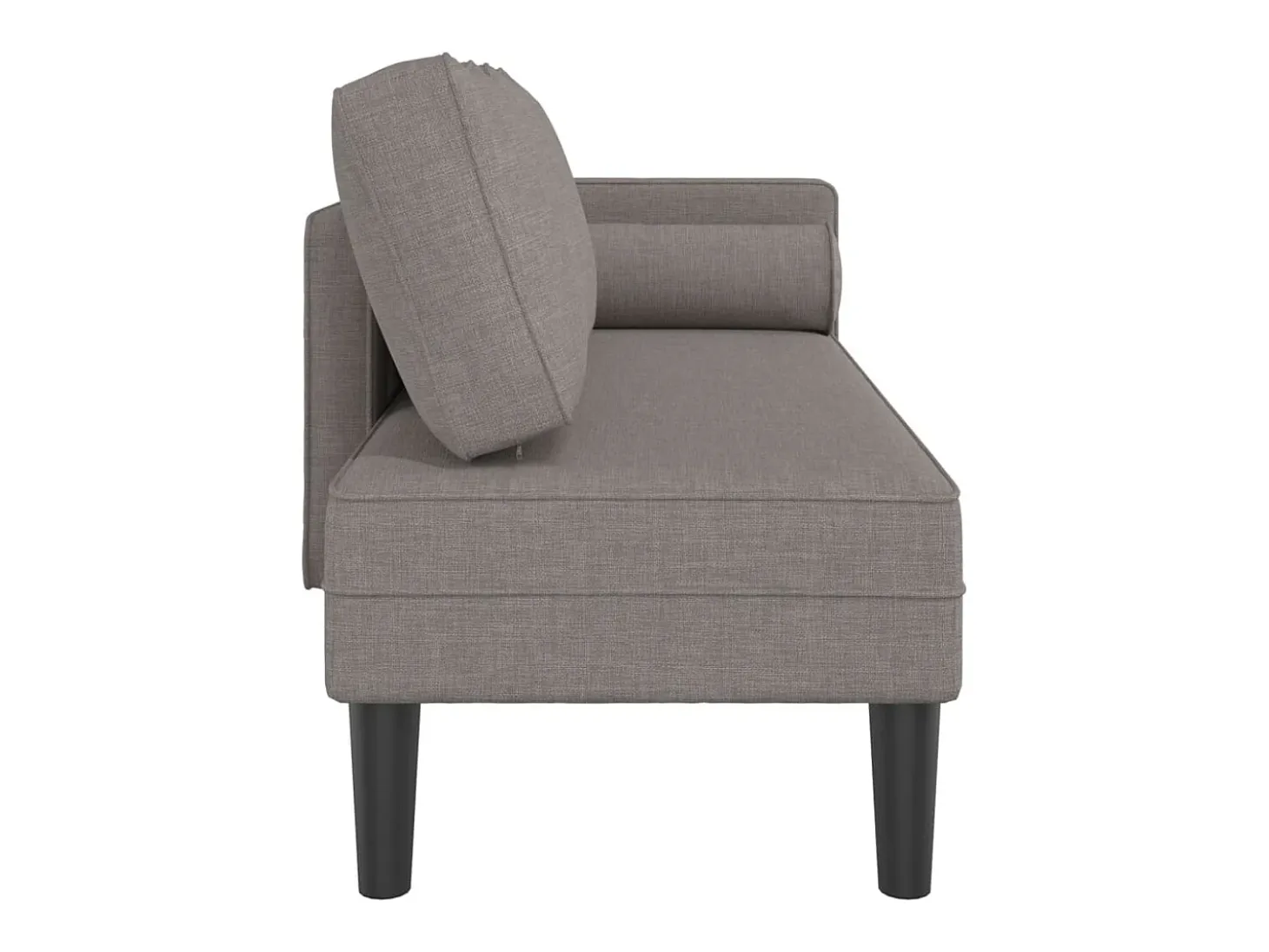 Sofá diván con cojines tela gris taupe ES929321