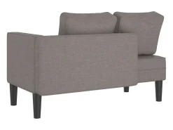 Sofá diván con cojines tela gris taupe ES929321