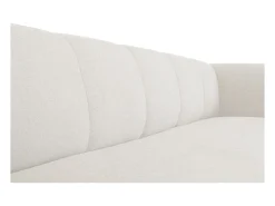 Sofá moderno de tela beige 4 plazas OLIVEIRO