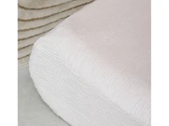 Sofá modular de pana, 2 plazas crema