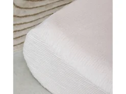 Sofá modular de pana, 3 plazas crema
