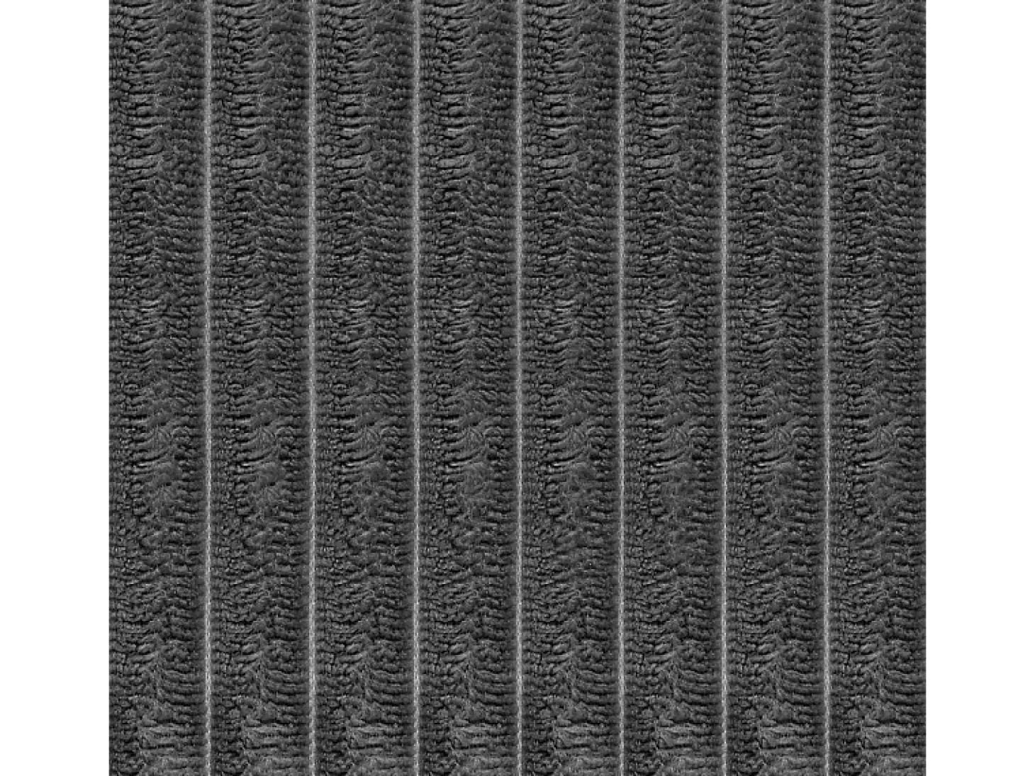 Sofá recto de 2 plazas en terciopelo acanalado Gris - con reposabrazos de almacenamiento - 180x74x84cm