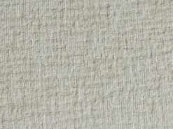 Sofá rinconera de 5 plazas en chenilla beige OCTAVINE
