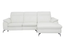 Sofá rinconera de piel LISMORE (ángulo derecho) Relax