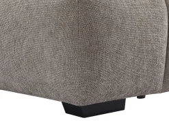 Sofá rinconera derecha de tela color gris BERENIA