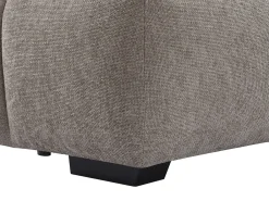 Sofá rinconera izquierda de tela color gris BERENIA