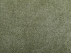 Sofá rinconera izquierda y puf de tela verde TINDRALO