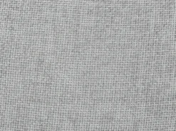 Sofá rinconera modular con respaldo desplazable en tejido gris claro y terracota APOLIU