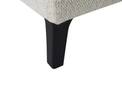 Sofá rinconera reversible en tela texturizada beige JAMOLO