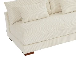 Sofá rinconera reversible de pana beige SPERONE de Pascal Morabito