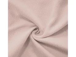 Sofá rosa de 3 plazas - Sofá recto con 3 cojines lumbares y 3 cojines decorativos - chenilla