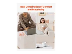 Sofá Seccional Modular SucceBuy en Forma de L con Chaise Longue y Cojín Beige