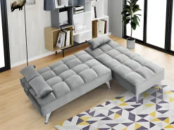 Sofa Cama Chaise Longue Noelia XS 200cm Gris