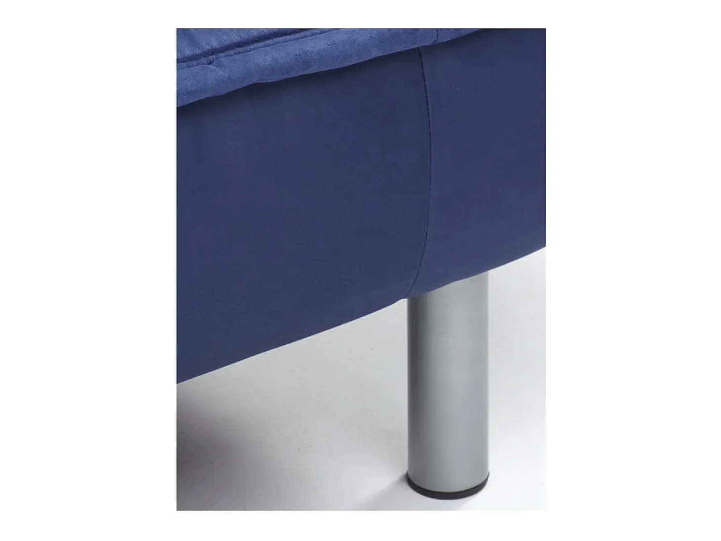 Sofa cama clic-clac microfibra en color azul MISHAN