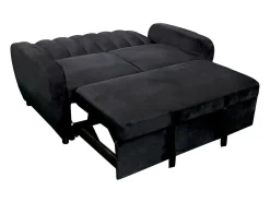 Sofa Cama de Matrimonio Berlin 155cm Negro