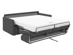 Sofa cama italiano 3 plazas de tela color gris CALIFE