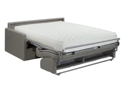 Sofá-cama exprés 3 plazas 22cm terciopelo verde pino CALIFE