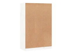Sophie-Raphaëlle-Marie Estantería de madera maciza de pino blanco 70x33x110 cm