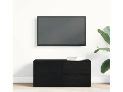 Soporte de TV Negro 80 x 34 x 35.5 cm Madera contrachapada
