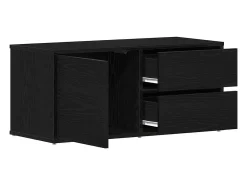 Soporte de TV Negro 80 x 34 x 35.5 cm Madera contrachapada