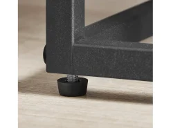 Soporte flores Valora 4 estantes mármol blanco patas negras