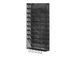 Soporte Mural SucceBuy File Wall Shelf Mesh Wall File Holder 1 Pieza 10 Bolsas para Oficina y Escuela