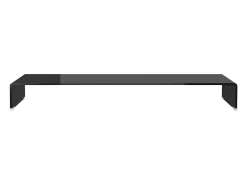 Soporte para TV/Elevador monitor cristal negro 110x30x13 cm