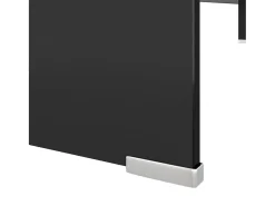 Soporte para TV/Elevador monitor cristal negro 110x30x13 cm