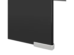 Soporte para TV/Elevador monitor cristal negro 120x30x13 cm