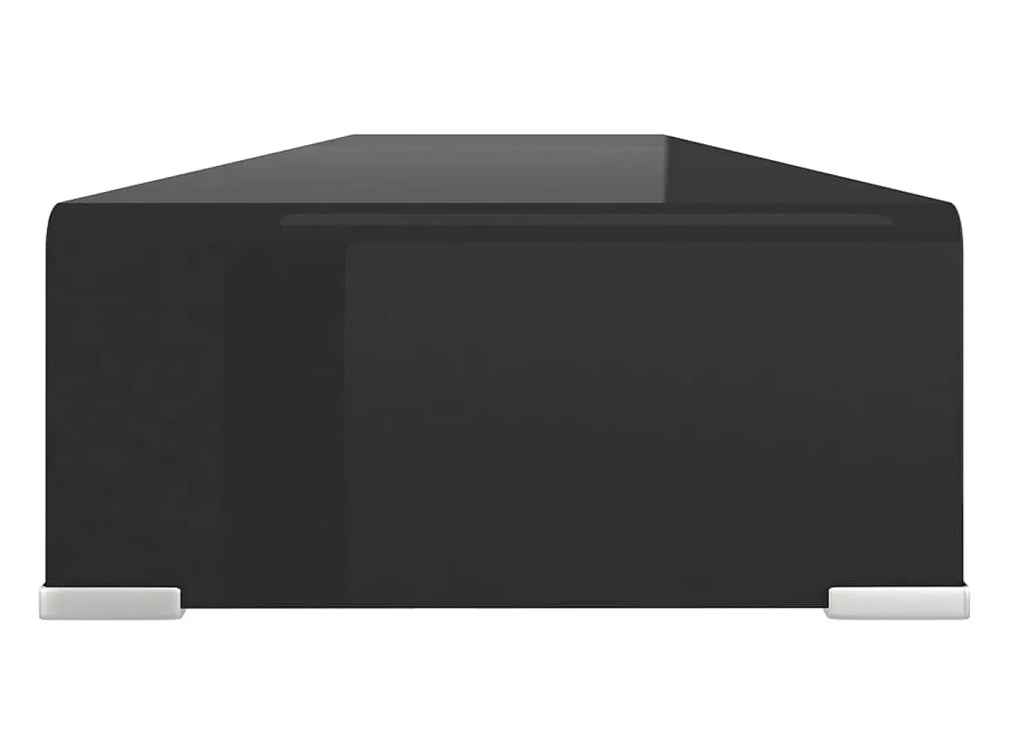 Soporte para TV/Elevador monitor cristal negro 120x30x13 cm