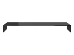 Soporte para TV/Elevador monitor cristal negro 120x30x13 cm