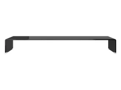 Soporte para TV/Elevador monitor cristal negro 100x30x13 cm
