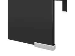 Soporte para TV/Elevador monitor cristal negro 100x30x13 cm