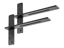 Soportes de Estante en T Robustos SucceBuy, Lote de 2, Capacidad de Carga de 90 kg, 45.72 x 7.35 x 30.48 cm, para Estantes y Soportes de Mostrador