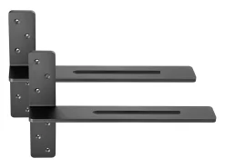 Soportes de Estante en T Robustos SucceBuy, Lote de 2, Capacidad de Carga de 90 kg, 45.72 x 7.35 x 30.48 cm, para Estantes y Soportes de Mostrador