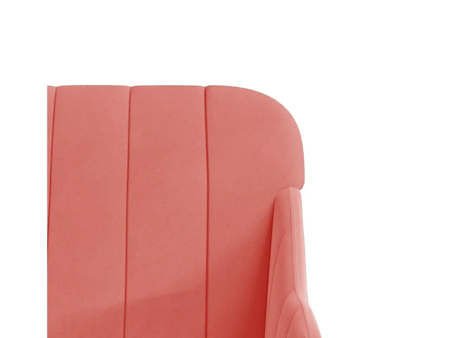 Streetsboro Sillón de terciopelo rosa 63x76x80 cm