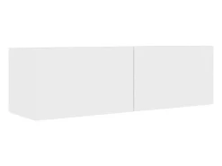 Sultan Muebles de TV 4 uds madera de ingeniería blanco 100x30x30 cm