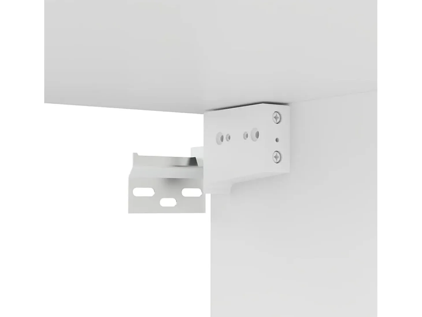 Sultan Muebles de TV 4 uds madera de ingeniería blanco 100x30x30 cm