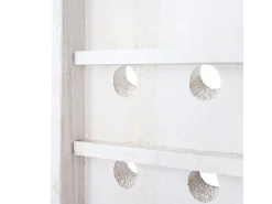 Tabla vibratoria decorativa, blanco