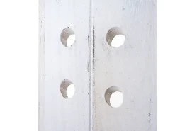 Tabla vibratoria decorativa, blanco