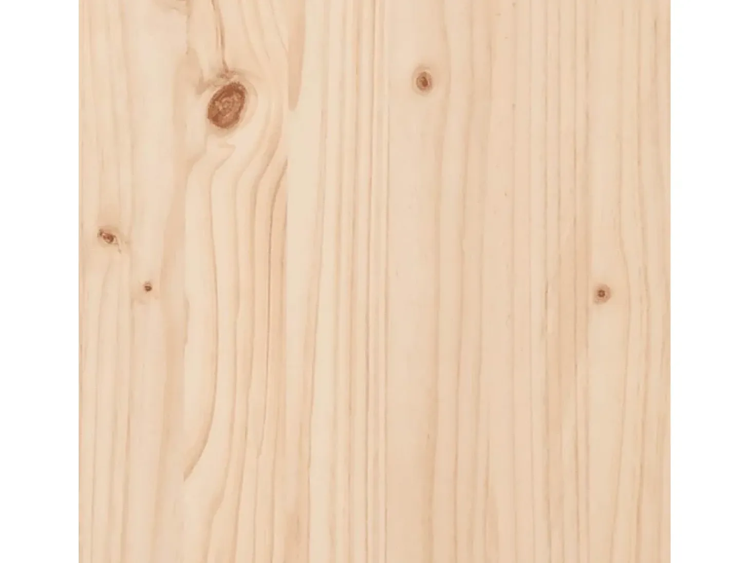 Tablero de mesa rectangular madera maciza pino 100x50x2,5 cm