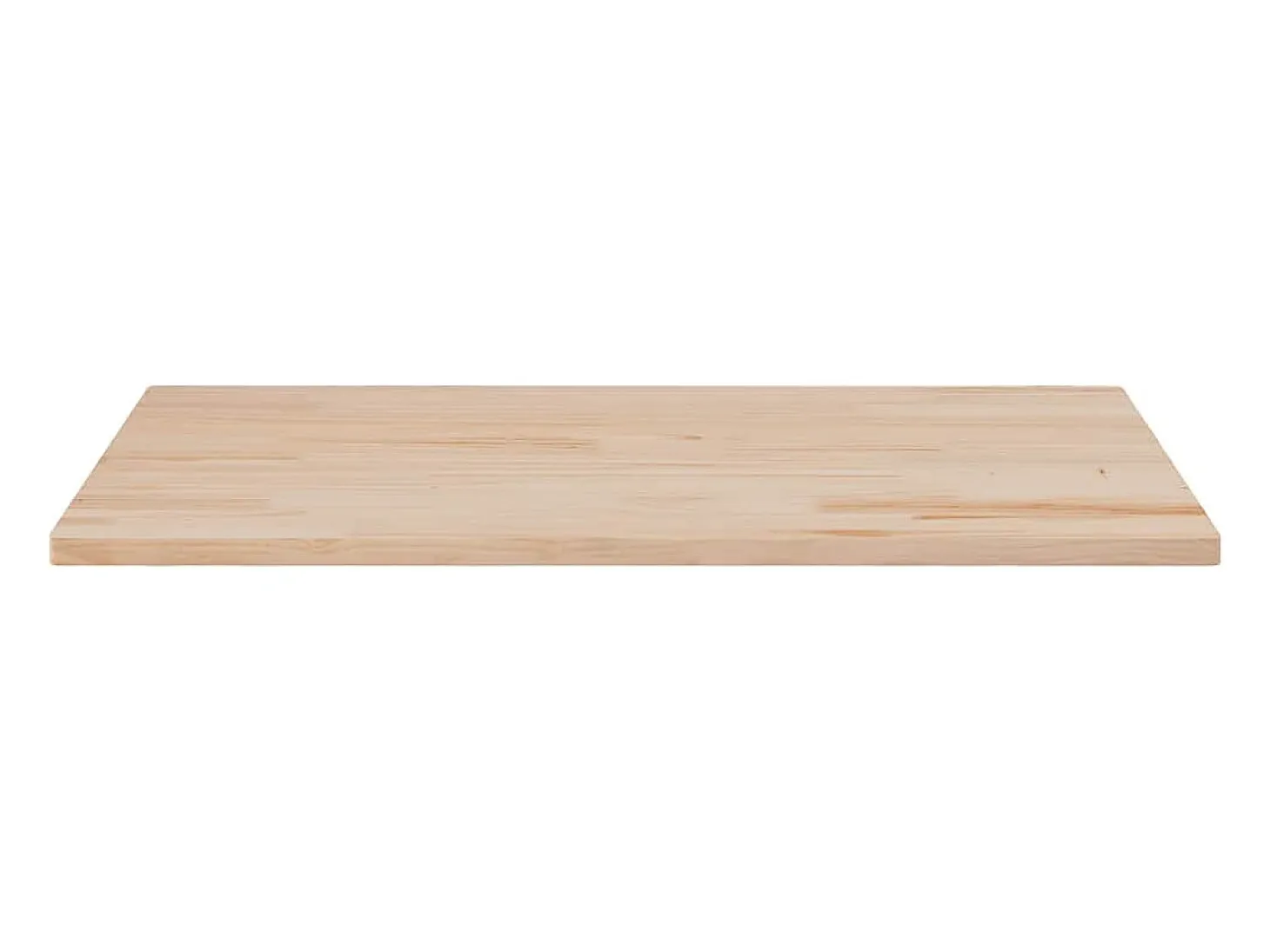 Tablero de mesa rectangular madera maciza pino 100x50x2,5 cm