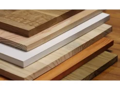 Tablero de mesa rectangular madera maciza pino 90x40x2,5 cm