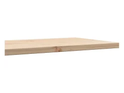 Tablero de mesa rectangular madera maciza pino 90x40x2,5 cm