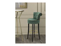 Taburete Alto VKH443, Verde, 46x48x96 cm, Kendra Home